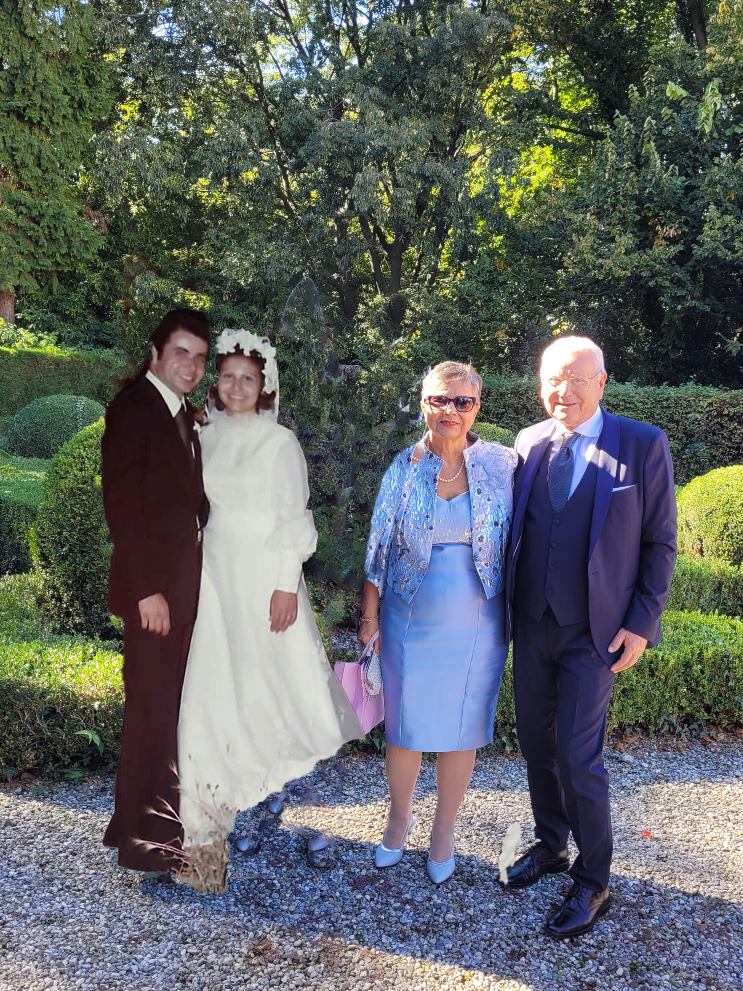 Coppia 50 anni fa e oggi